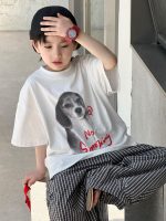【90-160cm】半袖Ｔシャツ 男の子 イヌ プリント 通気性拔群 - 画像 (2)