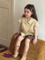 【80-130cm】シャツorパンツ 女の子 ドット柄 シンプル - 画像 (3)