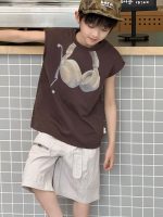 【100-160cm】半袖Ｔシャツ 男の子 プリント ストリート風
