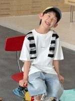 【90-160cm】半袖Ｔシャツ 男の子 プリント トレンド - 画像 (4)