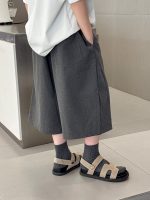 【90-160cm】ショートパンツ 男の子 無地 シンプル 履きやすい - 画像 (4)
