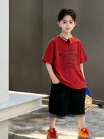 【90-160cm】Tシャツ アルファベット プリント カジュアル 夏新作 - 画像 (5)