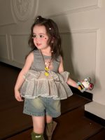 【90-150cm】トップス 女の子 チュール カートゥーン