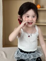 【90-140cm】キャミソール 女の子 レース ファッション - 画像 (3)