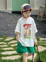 【90-160cm】半袖Tシャツ 男の子 プリント カートゥーン - 画像 (5)