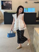 【100-160cm】Ｔシャツ Ｖネック 無地 ノースリーブ スウィート 女の子 - 画像 (5)