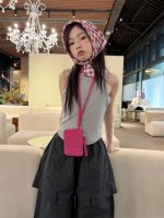 【100-160cm】ベスト 無地 韓国風 シンプル ノースリーブ 着やせ 女の子 - 画像 (3)