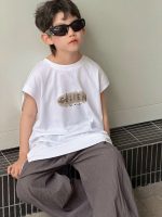 【90-160cm】Ｔシャツ 男の子 ノースリープ シンプル - 画像 (2)