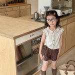 【80-130cm】ショートパンツ 女の子 ウォッシュド プリント - 画像 (4)