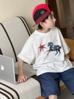 【90-160cm】半袖Tシャツ 男の子 カートゥーン シンプル - 画像 (3)