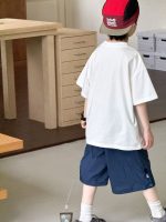 【90-160cm】半袖Tシャツ 男の子 カートゥーン シンプル - 画像 (5)