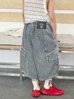 【90-160cm】パンツ 男の子 ポケット付き カーゴパンツ - 画像 (4)