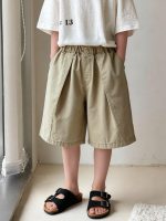 【90-140cm】ショートパンツ 男の子 レトロ 韓国風 - 画像 (3)