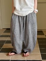 【100-160cm】パンツ 男の子 無地 シンプル レトロ