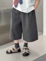 【90-160cm】ショートパンツ 男の子 無地 シンプル 履きやすい - 画像 (6)