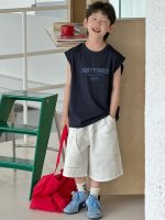 【90-160cm】Ｔシャツ 男の子 プリント 英字 ノースリープ - 画像 (2)