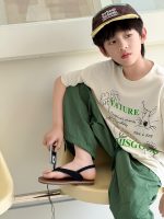 【90-160cm】半袖Ｔシャツ 男の子 手描き風 プリント 韓国風 - 画像 (6)