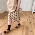 【80-130cm】ショートパンツ 女の子 フラワー 韓国風 - 画像 (5)