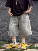 【90-150cm】ショートパンツ 男の子 切り替え ファッション - 画像 (4)
