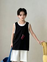 【100-170cm】ベスト ノースリーブ ゆったり 無地 合わせやすい 男の子 - 画像 (4)