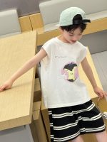 【100-160cm】半袖Tシャツ 男の子 プリント 快適 ゆったり