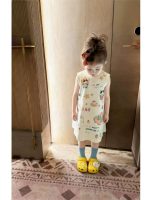 【90-140cm】ワンピース 女の子 プリント ノースリープ カートゥーン - 画像 (6)
