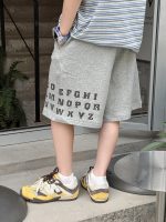 【100-160cm】ショートパンツ 男の子 英字 プリント スポーツ - 画像 (3)