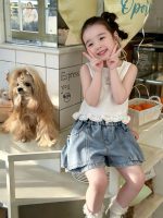 【90-150cm】トップスorパンツorセットアップ 女の子 ノースリープ フリル - 画像 (6)