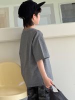 【90-160cm】半袖Ｔシャツ 男の子 プリント 英字 カジュアル - 画像 (4)