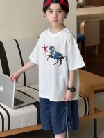 【90-160cm】半袖Tシャツ 男の子 カートゥーン シンプル - 画像 (2)