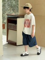 【90-160cm】半袖Tシャツ 男の子 トレンド ゆったり - 画像 (5)