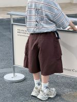 【90-160cm】ショートパンツ 男の子 速乾 ゆったり - 画像 (3)