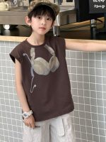 【100-160cm】半袖Ｔシャツ 男の子 プリント ストリート風 - 画像 (3)