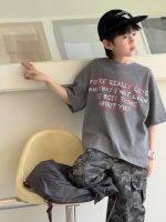 【90-160cm】半袖Ｔシャツ 男の子 プリント 英字 カジュアル - 画像 (3)