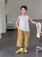 【100-170cm】ベスト ストライブ 夏新作 ゆったり ノースリーブ 男の子