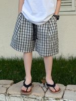 【100-160cm】ショートパンツ 男の子 チェック柄 韓国風 合わせやすい - 画像 (5)