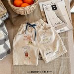 【80-130cm】ショートパンツ 女の子 ウォッシュド トレンド - 画像 (7)