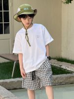 【90-160cm】半袖Ｔシャツ 男の子 グラフィティ 英字 シンプル - 画像 (4)