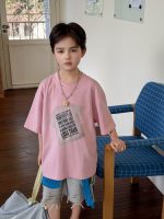 【90-160cm】Tシャツ プリント ファッション 半袖 ラウンドネック - 画像 (5)