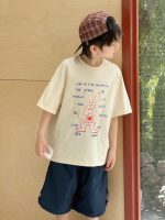 【90-160cm】半袖Tシャツ 男の子 英字 カジュアル