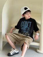 【90-160cm】半袖Tシャツ 男の子 プリント 英字 カジュアル - 画像 (5)