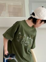 【100-160cm】半袖Ｔシャツ 男の子 ゆったり カジュアル - 画像 (4)