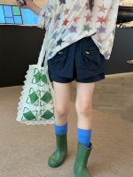【100-160cm】ショートパンツ 韓国風 ポケット 薄手 合わせやすい - 画像 (5)