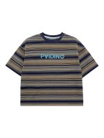 【90-160cm】半袖Ｔシャツ 男の子 ボーダー柄 レトロ - 画像 (6)