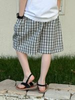 【100-160cm】ショートパンツ 男の子 チェック柄 韓国風 合わせやすい - 画像 (6)