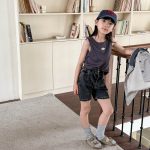 【80-130cm】ショートパンツ 女の子 デニム おしゃれ - 画像 (2)