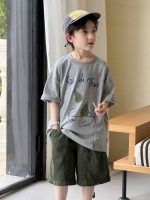 【90-160cm】半袖Tシャツ 男の子 プリント ストリート風 - 画像 (3)