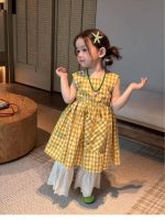 【90-140cm】チェック柄 ワンピースor無地 パンツ 女の子 ノースリープ - 画像 (5)