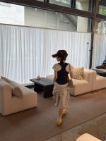 【100-160cm】ベスト 無地 韓国風 シンプル ノースリーブ 着やせ 女の子 - 画像 (6)