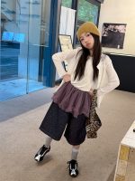 【100-160cm】ショートパンツ 韓国風 花柄 五分丈 薄手 カジュアル 合わせやすい - 画像 (4)